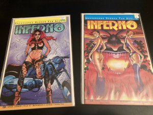 3 ADULT COMIX/XXX SETS! Sapphire 5,6,7 + Inferno 1,4 + Scimidar 2,3,3 Var, 4