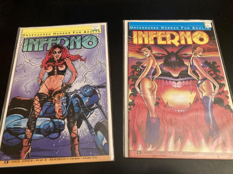 3 ADULT COMIX/XXX SETS! Sapphire 5,6,7 + Inferno 1,4 + Scimidar 2,3,3 Var, 4