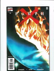 Lot of 2 Earth X Marvel Comic Books #0 1 KS3
