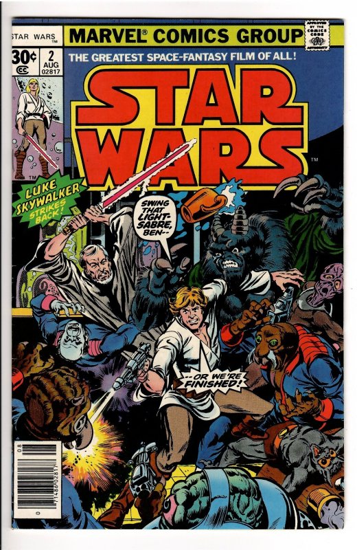 STAR WARS 2 1st PRINT!!! NM 9.2 STUNNER!! FIRST APP OBI WAN KENOBI