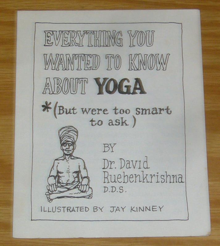 Everything You Wanted To Know About Yoga #1 VF- jay kinney underground comix