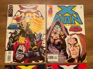 Lot Of 4 X-Man Marvel Comic Books # 1 2 3 4 X-Men Wolverine Apocalypse 11 J819