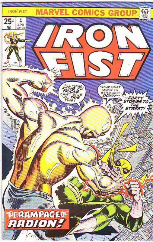 Iron Fist #4 (Apr-76) NM- High-Grade Iron Fist