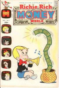 RICHIE RICH MONEY WORLD (1972-1982) 2 F Nov. 1972 COMICS BOOK
