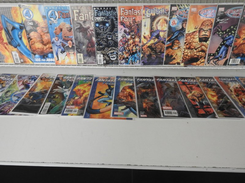 Huge Lot of 130+ Comics W/ ALL FANTASTIC FOUR!!! Avg. VF+ Condition!