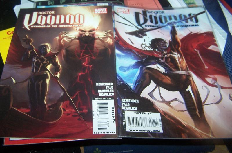 DOCTOR VOODOO # 1,2 SORCERER SUPREME AVENGER OF THE SUPERNATURAL