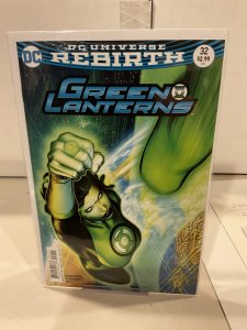 Green Lanterns #32  9.0 (our highest grade)  Brandon Peterson Variant!