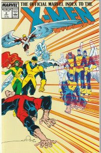 The Official Marvel Index To The X-Men #2 (1987) Marvel Comics