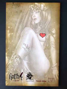 Rothic KISS 1 Ghost Ship Comic Elite Eric EBAS Basaldua Risque Variant LE 100 NM