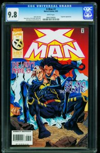 X-Man #7 1995- Sugarman- CGC Graded 9.8 White Pages- 0945703005