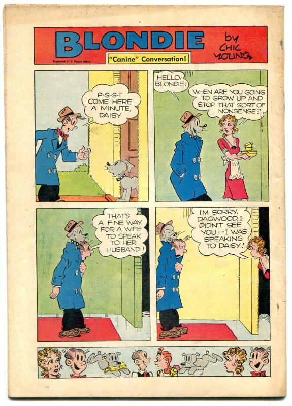 Magic Comics #117 1949- Secret Agent X-9- Blondie- Mandrake Golden Age FN