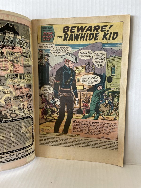 Mighty Marvel Western #46 Rawhide Kid, Matt Slade , & the Two Gun Kid