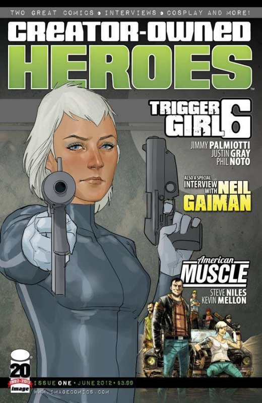 CREATOR OWNED HEROES #1 VF/NM TRIGGER GIRL 6 IMAGE COMICS