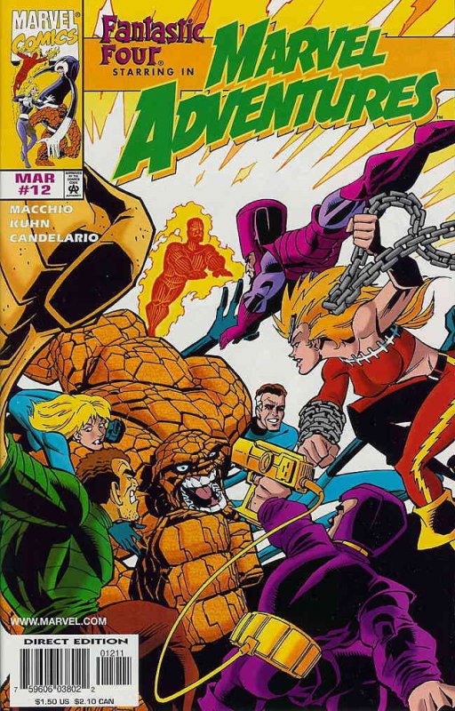 Marvel Adventures #12 GD ; Marvel | low grade comic Fantastic Four