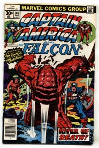 Captain America #208--comic book--1977--Falcon--Marvel--Jack Kirby