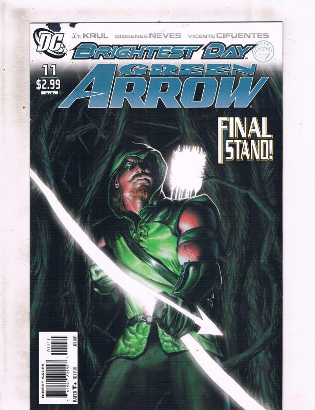 Lot of 5 Green Arrow DC Comic Books #9 10 11 12 14 MS19