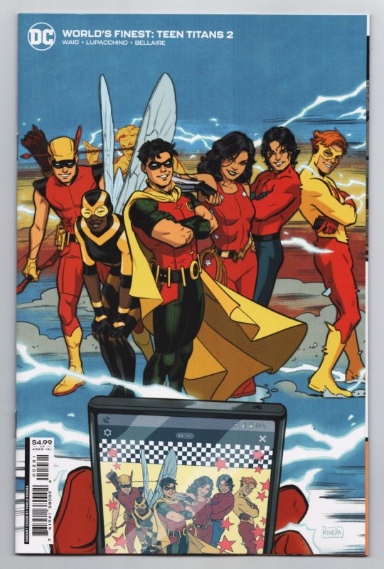 Worlds Finest Teen Titans #2 Cvr C Rivera Variant (DC, 2023) NM