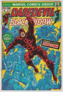 Daredevil #100 (1973) Marvel Comics Group feat Black Widow
