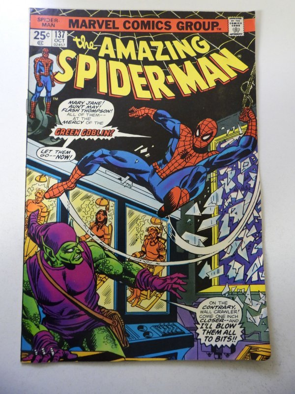 The Amazing Spider-Man #137 (1974) VG+ Condition MVS Intact