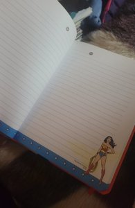 blank wonder woman journal