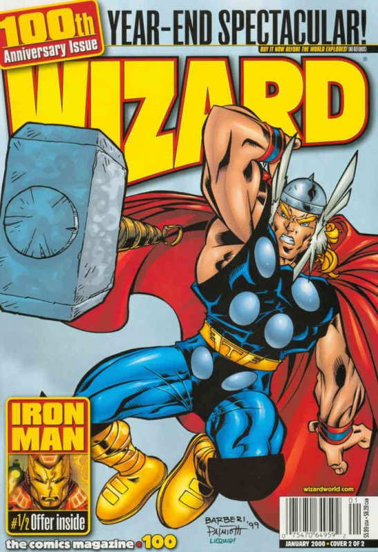 Wizard: The Comics Magazine #100B VG ; Wizard | low grade comic Thor