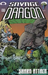 Savage Dragon, The #112 FN ; Image | Erik Larsen Shark Attack
