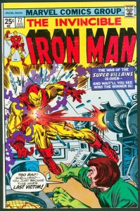 Iron Man 77 VF- 7.5 Marvel 1975