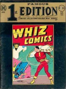 Famous First Edition F-4 A Whiz Comics #1 (1974-5) OVERSIZED (VERY GOOD)