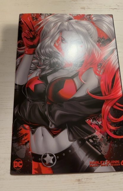 Harley Quinn: Black + White + Redder #6 Diaz Cover (2024)