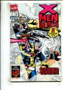 X-MEN UNLIMITED #1 (9.2) SURVIVAL!! 1993