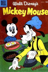 Mickey Mouse (Walt Disney's) #46 GD ; Dell | low grade comic February 1956 Goofy