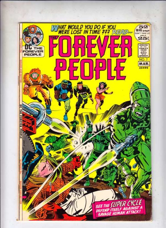 Forever People #7 (Mar-72) VF/NM High-Grade Big Bear, Beautiful Dreamer, Seri...