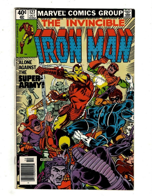 8 Iron Man Marvel Comics # 125 126 127 129 130 131 132 133 Tony Stark J451