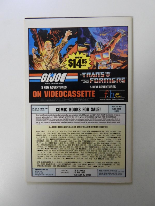 The Uncanny X-Men #202 Direct Edition (1986) VF condition