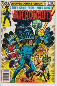 MICRONAUTS #1 (Jan 1979) VF+ 8.5, white! Beautiful book!