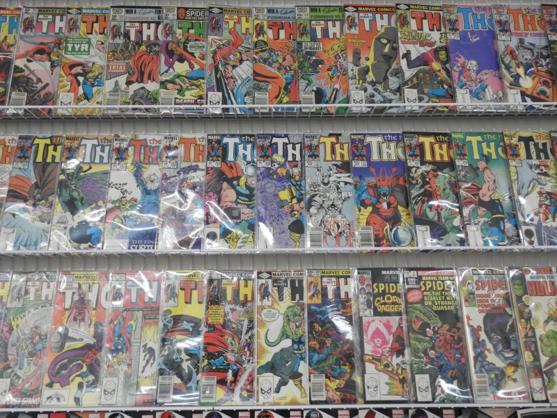 Huge Lot 180+ Comics W/ Thor, Spider-Man, Daredevil+ Avg VF- Condition!