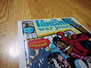 The Punisher War Journal #14 (1990) Spider-Man