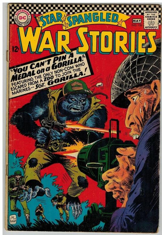 STAR SPANGLED WAR STORIES 126 FR-G May 1966