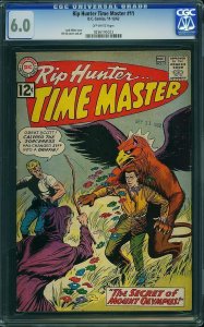 Rip Hunter Time Master #11 (1962) CGC 6.0 FN
