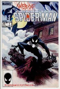 WEB of SPIDER-MAN 1, VF/NM, Charles Vess, Black Costume, 1985, more SM in store