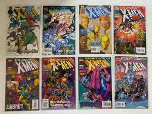 Uncanny X-Men lot #301-343 Marve33 pieces average 7.0 (range 6 to 8) (1993-'97) 