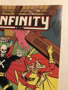 Infinity, Inc. #16 : DC 7/85 Fn; early Todd McFarlane art, Mr. Bones