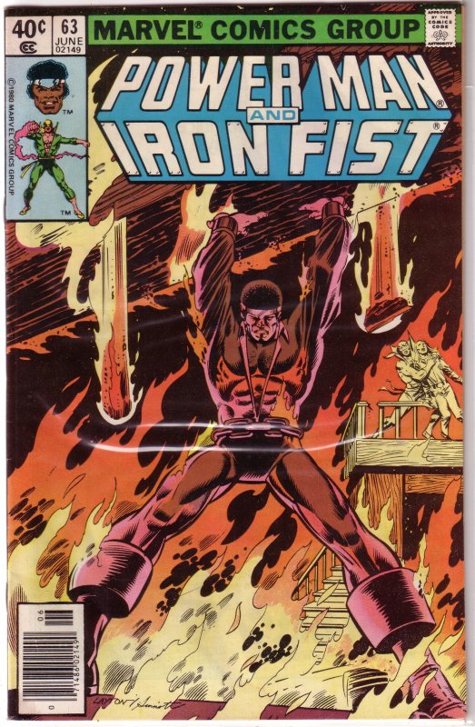 Power Man and Iron Fist (vol. 1, 1972) # 63 GD Duffy/Gammill, Layton cover