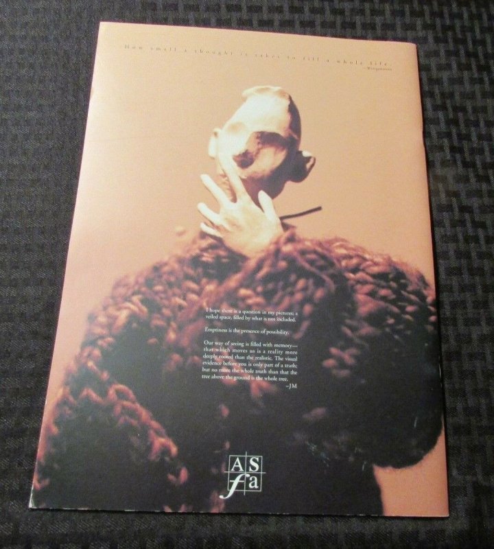 1997 JON J MUTH Pictures Places Stone ASFA VF/NM Catalog/Program