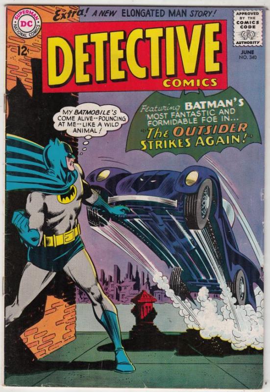 Detective Comics #340 (Jun-65) FN/VF Mid-High-Grade Batman