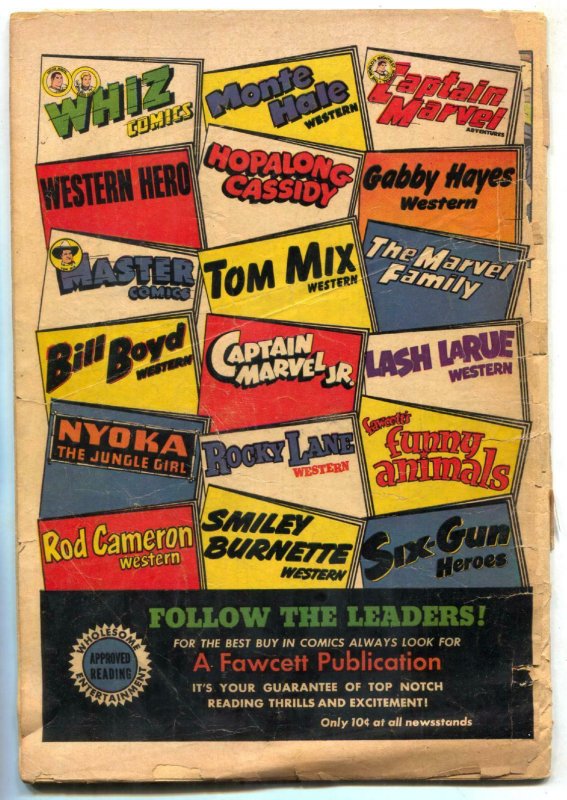 Six-Gun Heroes #2 1950 -HOPALONG CASSIDY-GOLDEN AGE WESTERN fair