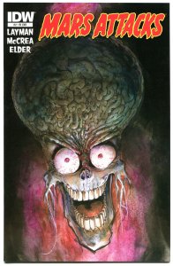 MARS ATTACKS #2, VF/NM, Variant, Sam Kieth, 2012, IDW, Aliens, Ray guns, Death