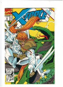 X-Force #6 VF+ 8.5 Marvel Comics 1992 Shatterstar vs. Sauron, Rob Liefeld