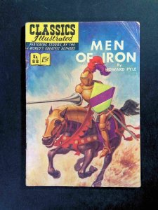 Classics Illustrated 088 Men Of Iron #1  CLASSICS ILLUSTRATED Comics 1951 GD+