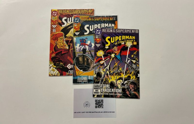 3 Superman in Action Comics DC Comics Books # 16 20 24 20 MS7
